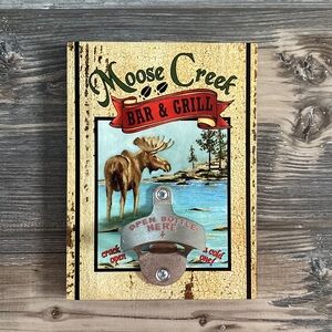 🫎Rustic🫎Moose Creek Bar & Grill Bottle Opener